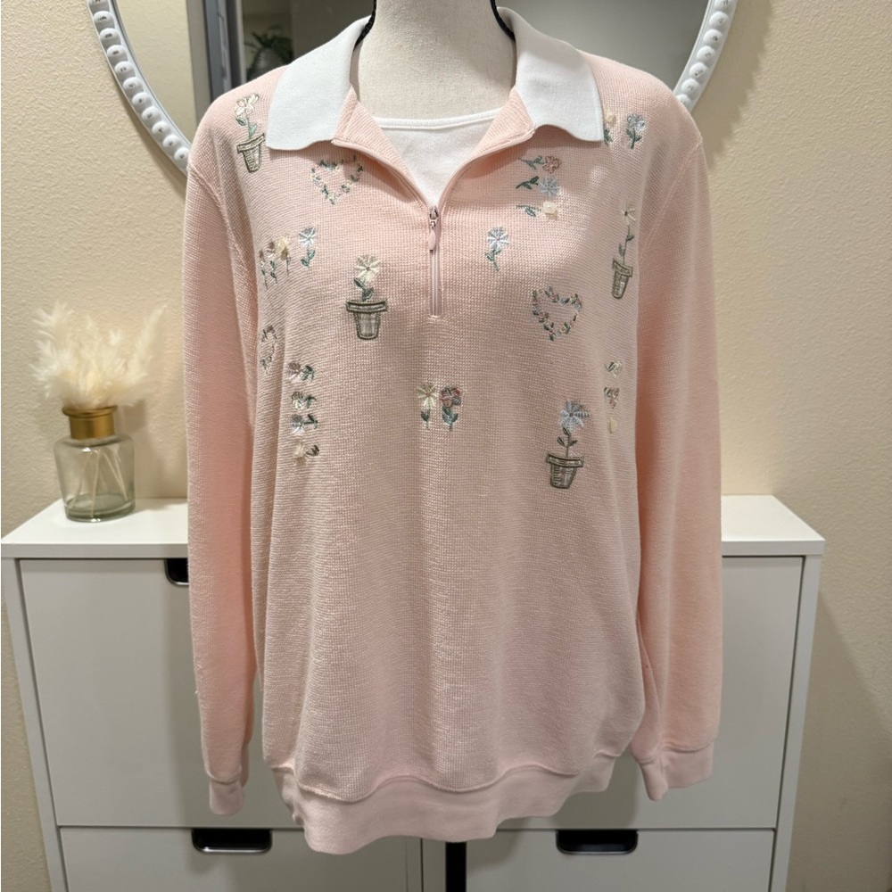 Koret Vintage Embroidered Sweater